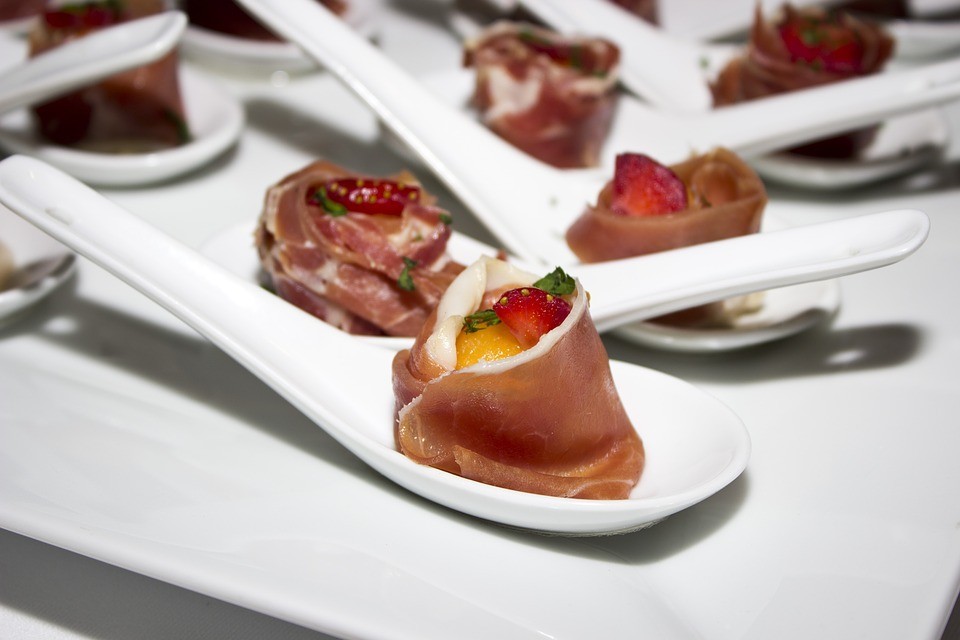 Platos con Jamón 